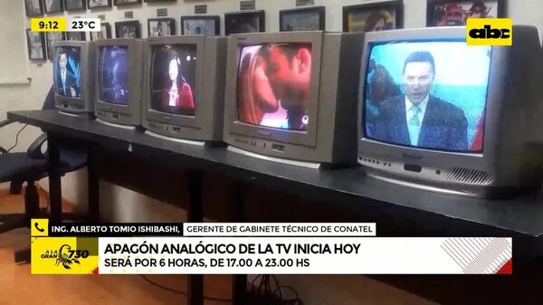 Video: Apagón analógico de la TV inicia hoy - ABC Noticias - ABC Color