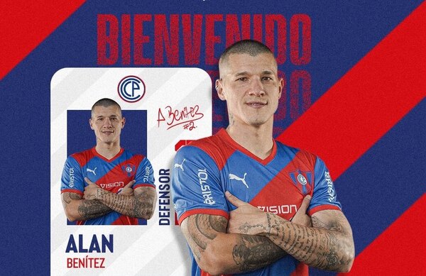 Cerro Porteño oficializa el retorno de Alan Benítez