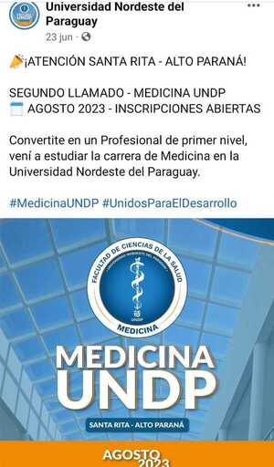 UNDP habilita medicina en Santa Rita sin aprobación del Cones - La Clave