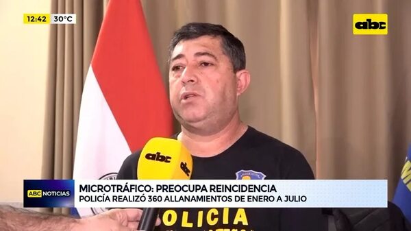 Microtráfico: Policía realizó 360 allanamientos de enero a julio - ABC Noticias - ABC Color