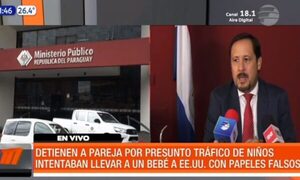 Detuvieron a una pareja por presunto tráfico de niños | Telefuturo