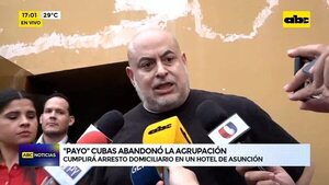 Payo Cubas: “Sos una gran decepción Zenaida para todos los paraguayos que están en el exterior” - ABC Noticias - ABC Color