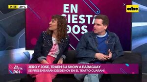Video: Jero y Jose, traen su show a Paraguay - Ensiestados - ABC Color