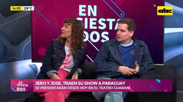 Video: Jero y Jose, traen su show a Paraguay - Ensiestados - ABC Color
