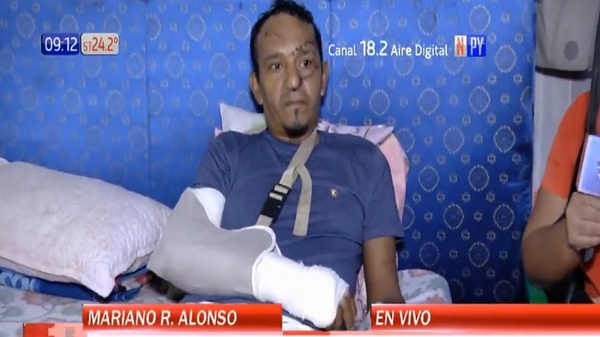 Hombre macheteado en San Juan pide justicia - Noticias Paraguay