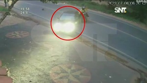 Motociclista fue atropellado y abandonado - SNT