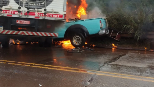 (VIDEO) Así fue el tremendo accidente donde murieron los funcionarios de la Ande