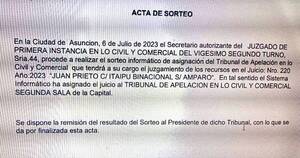 La Nación / Juzgado traba amparo de gremio y acude a la cámara de apelación