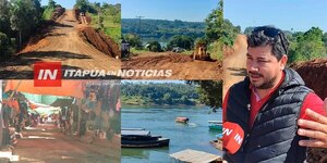 HISTÓRICA INTERVENCIÓN EN EL ACCESO DEL PUERTO APE AIME EN SAN RAFAEL DEL PARANÁ - Itapúa Noticias
