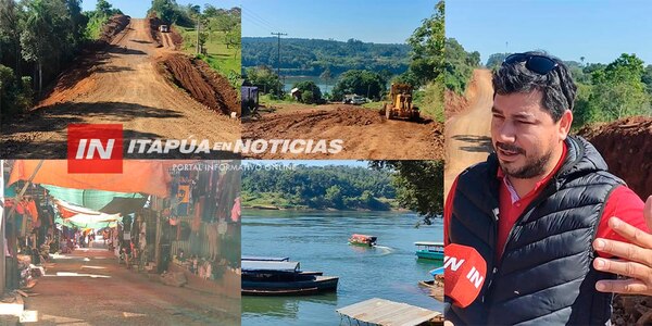 HISTÓRICA INTERVENCIÓN EN EL ACCESO DEL PUERTO APE AIME EN SAN RAFAEL DEL PARANÁ - Itapúa Noticias