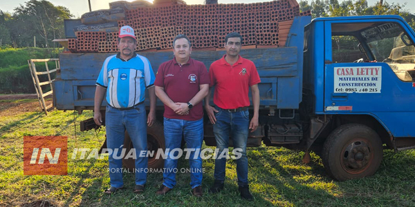 ENTREGARON MATERIALES DE CONSTRUCCIÓN A PUESTO DE SALUD EN CARLOS A. LÓPEZ - Itapúa Noticias