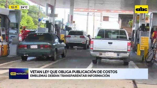Video: Vetan la ley que obliga la publicación de costos - ABC Noticias - ABC Color