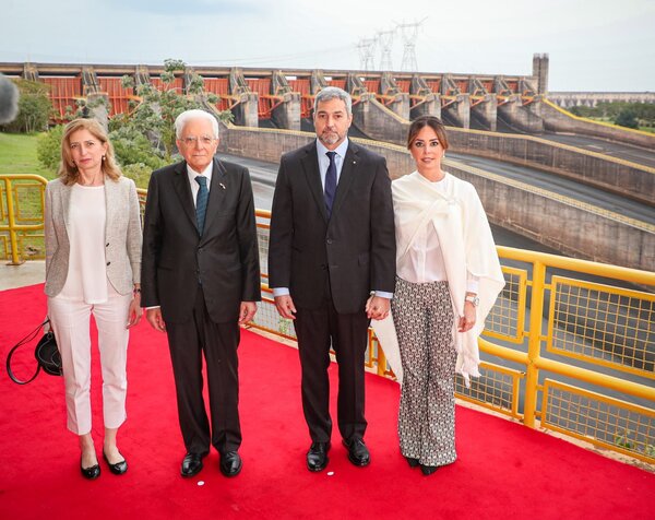 Presidente de Italia prosigue visita oficial en el país con recorrido por Itaipú - El Independiente