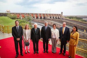 Presidente italiano recorre la hidroeléctrica Itaipú - ABC en el Este - ABC Color