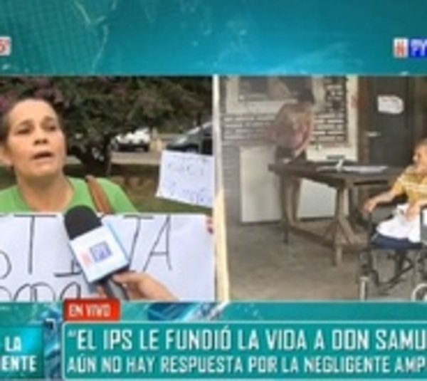 Hace un año amputaron la pierna equivocada a don Samudio - Paraguay.com