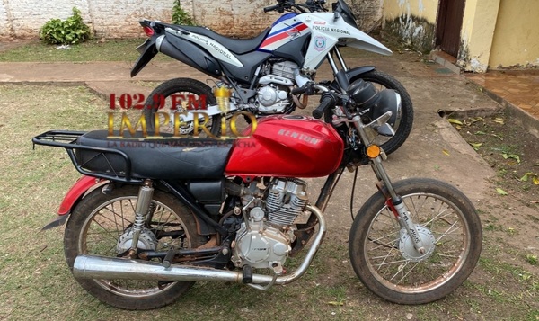 Policía incauta en el barrio San Blas una motocicleta robada - Radio Imperio