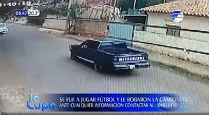 Fue a jugar fútbol y le robaron la camioneta - Noticias Paraguay