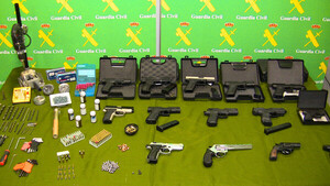 España realiza una macrooperación contra el tráfico ilegal internacional de armas