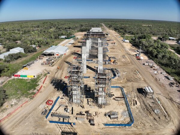 Puente de la Bioceánica con más de 24% de avance