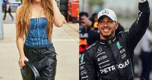 La Nación / ¿Shakira fue detrás de Lewis Hamilton a Gran Bretaña?