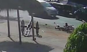 Motociclista atropelló a vendedor ambulante en Capiatá | Telefuturo