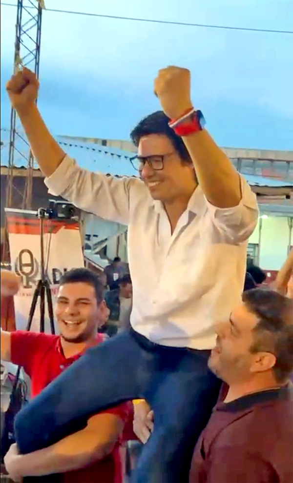 Edgar Torres vence con gran diferencia la interna colorada en Santa Rita - La Clave