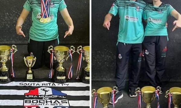 Santarriteña se luce y gana en tres categorías en el Nacional de bocha