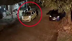 Policía busca a cinco delincuentes que asaltaron un local comercial en Villa Elisa e hirieron al propietario