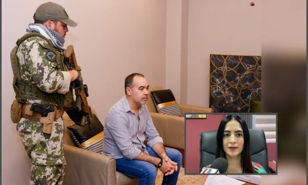 (Video) En feroz operativo de la Senad detienen a esposo de fiscala por vínculos con Pavão
