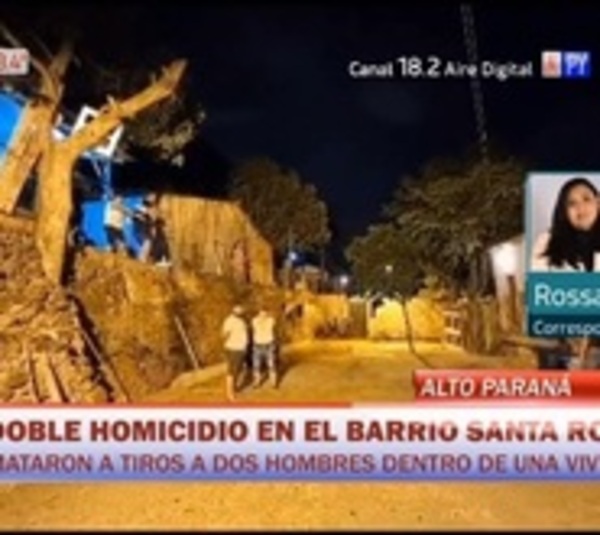 A tiros mataron a dos hombres en Ciudad del Este - Paraguay.com