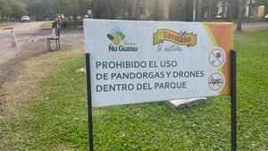 Prohíben las pandorgas en el Parque Ñu Guasu