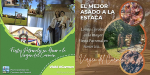 CARMEN DEL PARANÁ ESTÁ EN PLENA PREPARACIÓN PARA LA FIESTA PATRONAL - Itapúa Noticias