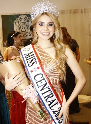 Alison Pabón es la nueva Miss Central - Gente - ABC Color