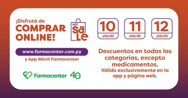 La Nación / Farmacenter se suma a la tercera Hot Sale