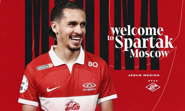 Versus / Jesús Medina fue presentado oficialmente en el Spartak Moscú