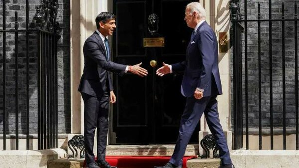 Biden llegó a Londres, escala antes de la cumbre de la OTAN - ADN Digital