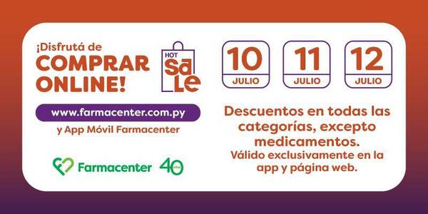 Farmacenter ¡se suma al hot sale!