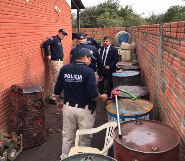 Diario HOY | Hallan combustible de contrabando en una vivienda