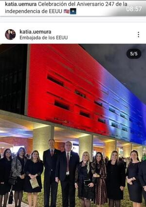 En la inauguración de la embajada de EE.UU. estuvo la Fiscal vinculada en caso “Pavo Real”. – Prensa 5