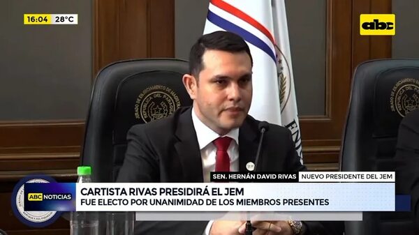Video: Hernán Rivas, nuevo presidente del JEM - ABC Noticias - ABC Color