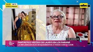 Video: El fantástico vestido de Laurys Diva en los Premios Paraná  - Ensiestados - ABC Color