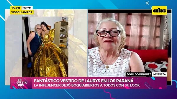 Video: El fantástico vestido de Laurys Diva en los Premios Paraná - Ensiestados - ABC Color