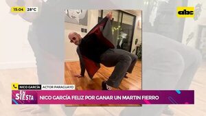 Video: Nico García feliz por ganar un Martin Fierro - Ensiestados - ABC Color