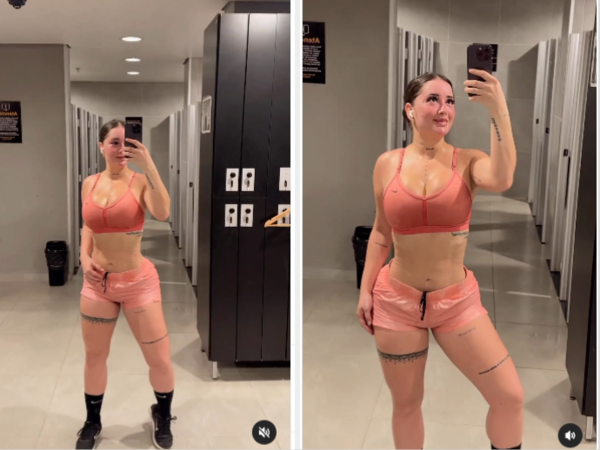 (VIDEO) La modelo estanciera presumiendo su estadazo y enviando mensaje a sus detractores