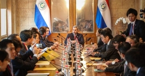 Presidente Abdo recibió a una delegación de empresarios japoneses