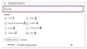 Creación de una Actividad (Applet) con GeoGebra (1) - Escolar - ABC Color