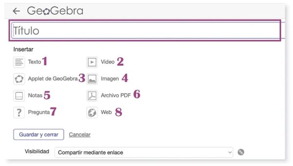 Creación de una Actividad (Applet) con GeoGebra (1) - Escolar - ABC Color