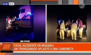 Fatal accidente de tránsito en Misiones | Telefuturo