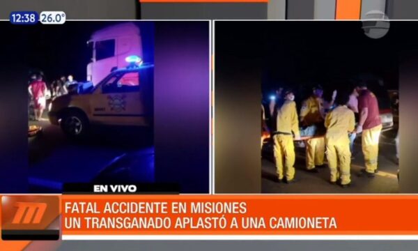 Fatal accidente de tránsito en Misiones | Telefuturo
