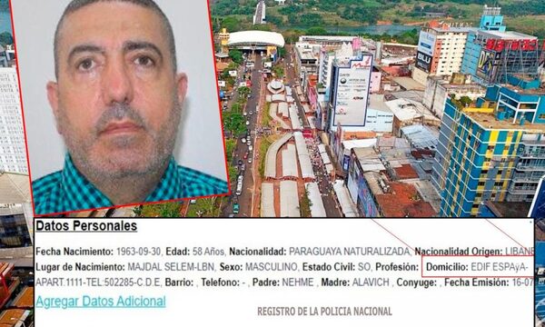 Libanés habría montado esquema de remesas ilegales y lavado de dinero desde Ciudad del Este – Diario TNPRESS